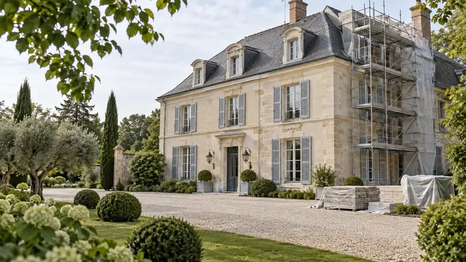 Propriété de caractère en cours de rénovation dans les Yvelines