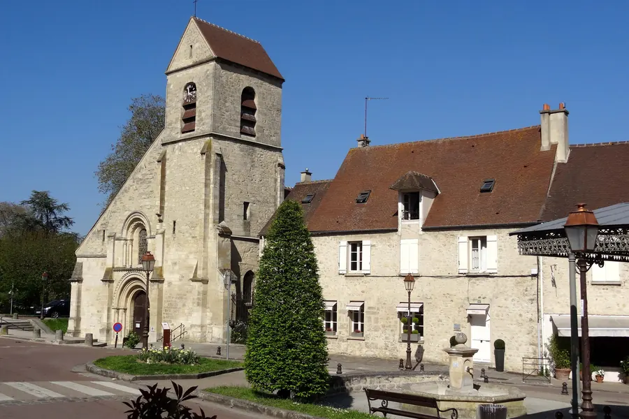 Église Saint-Nicolas et cœur historique de Villennes-sur-Seine
