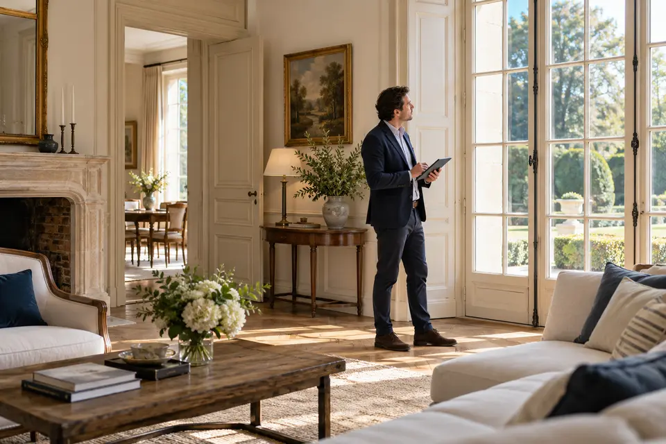 Intérieur soigné d’une propriété privée